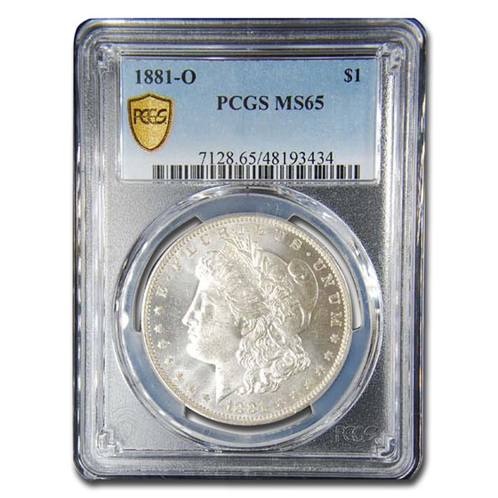 1881-O Morgan Dollar MS-65 PCGS 1881-O Morgan Dollar MS-65 PCGS